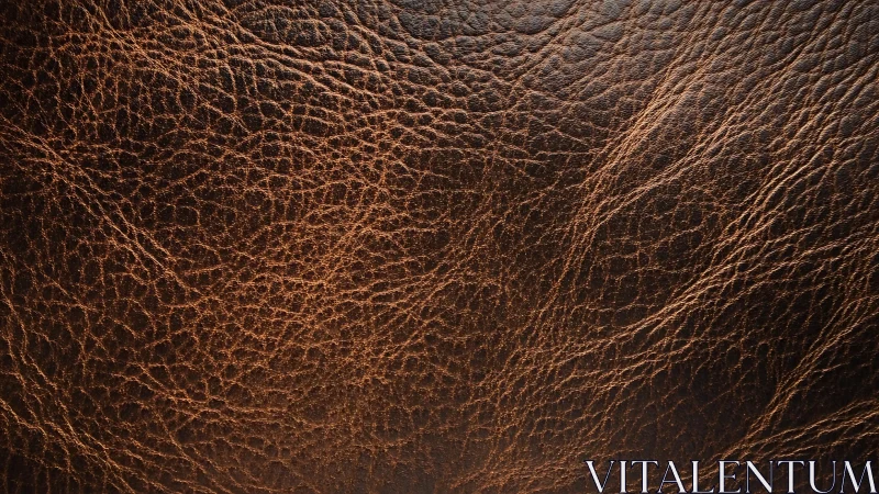 Rich brown leather texture with deep natural grain pattern.