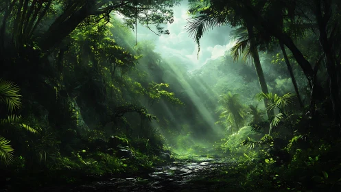 Cathedral of Green: Where Mystical Light Choreographs Jungle Dreams