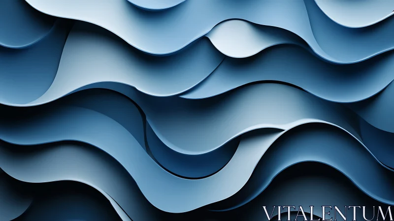 Waves of folded blue metal quietly rehearse an ocean