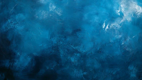 Deep blue abstract texture evokes calm oceanic atmosphere