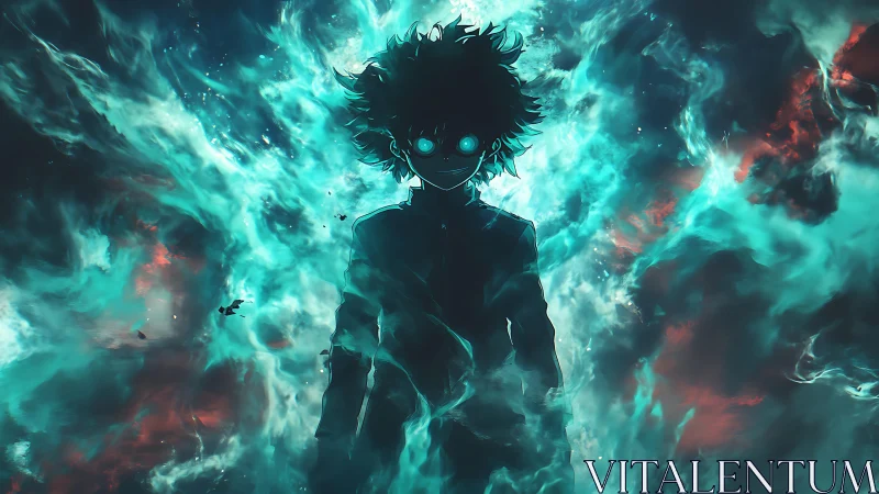 Storm-lit silhouette rewrites the night with neon fury