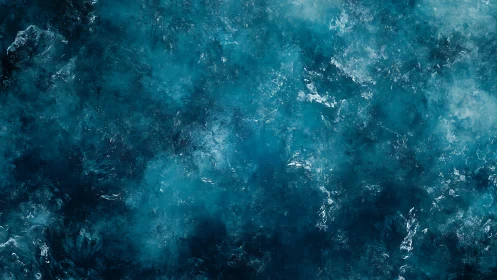 Textured blue abstract surface with layered tonal depth.