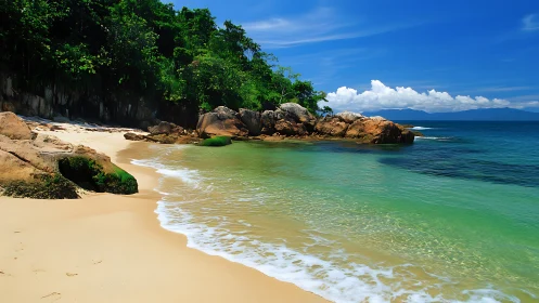 Where Granite Giants Guard Liquid Paradise.