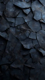 Layered dark slate fragments with irregular cracked surfaces.