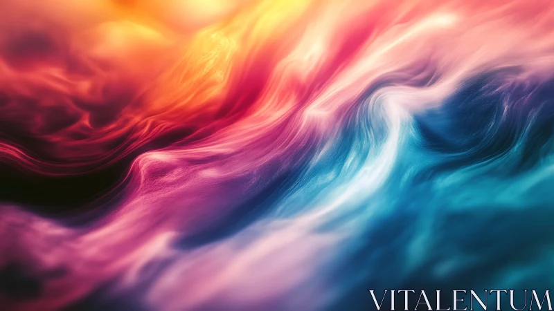 Chromatic fluid waveforms in multicolor turbulent gradient field.