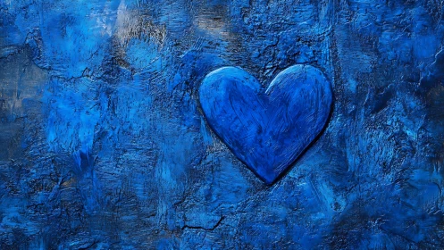 Cobalt Heart Carved from Storms.