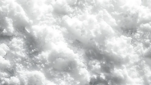 Fresh winter snow texture under bright diffused light.