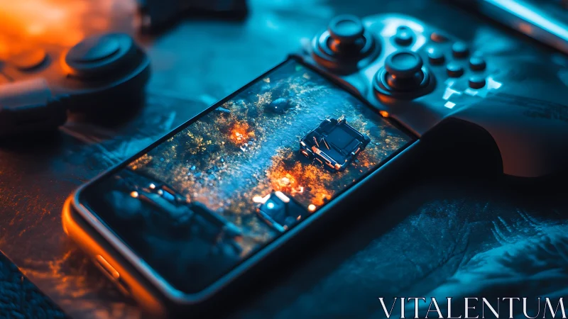 Mobile Gaming Adventure Glows with Digital Magic.