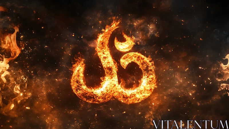 Flaming Number 56 Emerges from Fiery Inferno.