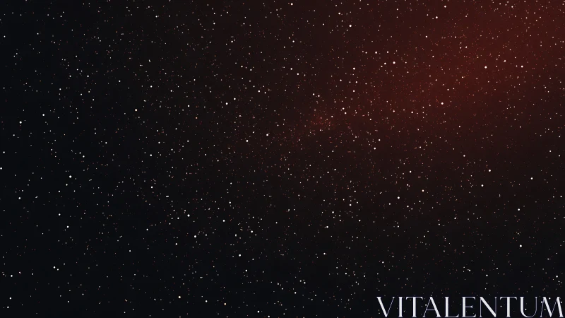 Star-dense night sky field with subtle red color gradient.