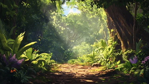 Luminescent Cathedral Where Jungle Cathedrals Echo with Golden Light