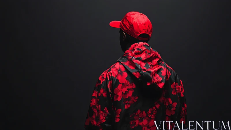 Crimson Bloom Streetwear Maverick in Neon Shadow.