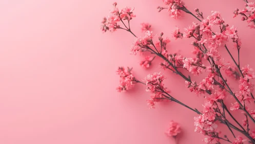 Carnation Dreams: Blush Blooms Dancing in Monochromatic Reverie