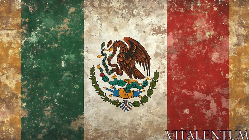 Weathered Mexican flag tells a proud story of resilience