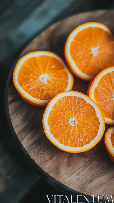Sunlit orange wheels glow like tiny citrus stained glass