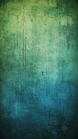 Moody teal wall glows softly with textured grunge charm