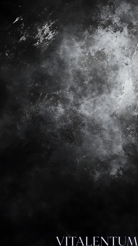 Soft stormy charcoal wall with drifting silver light.