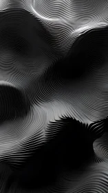 Whispering graphite waves carve hypnotic digital canyons.