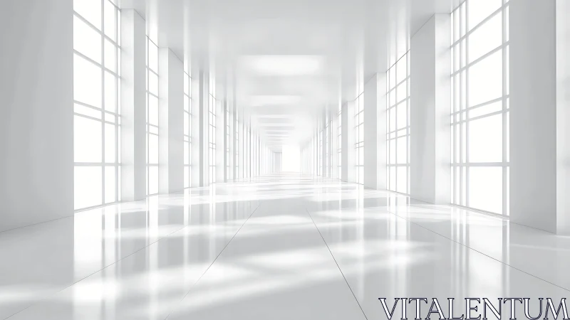 Luminous Corridor of Endless Possibility.