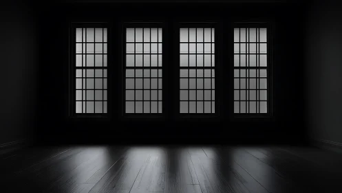 Soft morning light rests gently on quiet dark floor