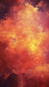 Inferno Gradient with Structural Silhouettes in Molten Thermal Spectrum.