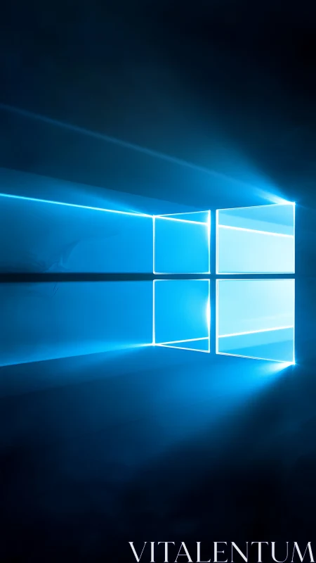 Soft neon window glow spilling into a midnight room.