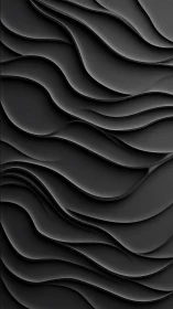 Layered monochrome waves with sculpted shadow gradients.
