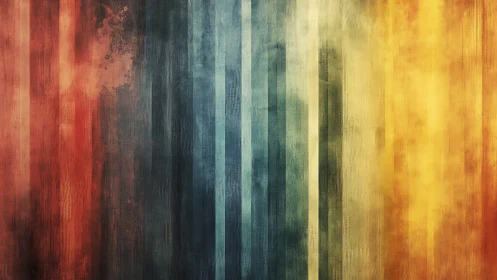 Vertical multicolor bands form a textured abstract gradient
