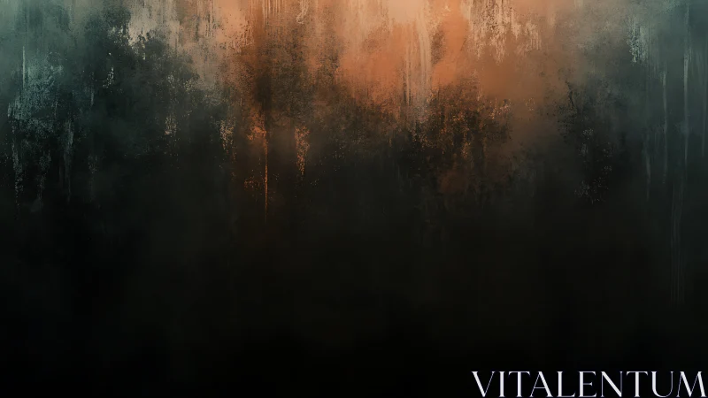 Dark textured abstract gradient with muted orange haze.