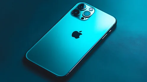iPhone 12 Pro in Pacific Blue: Studio Product Photography