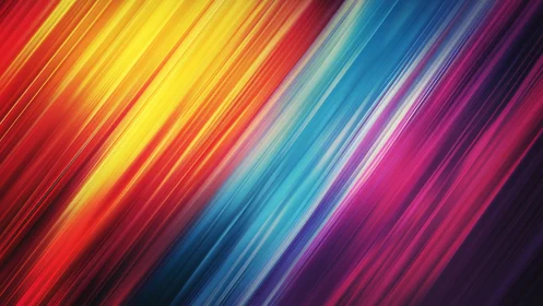 Vivid diagonal light streaks across multicolor spectrum.