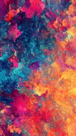 High saturation abstract texture maps turbulent pigment fields