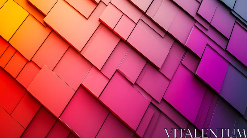 Vibrant geometric abstract background with colorful layered rectangles.