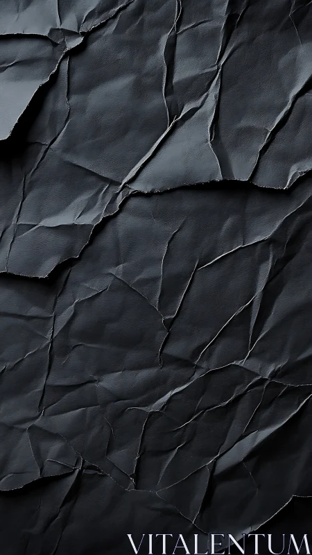 Midnight paper folds quietly sketch a shadowy landscape