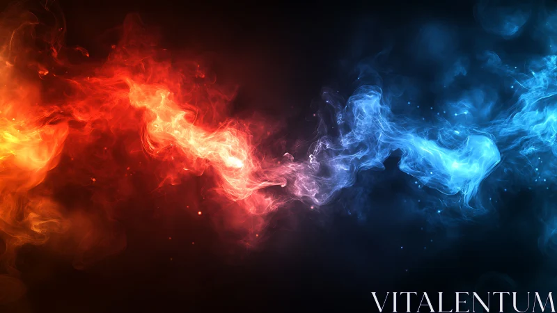 Opposing Elemental Energy Streams with Dynamic Particle Dispersion