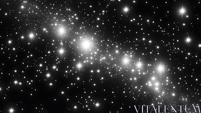 Starlit river drifting gently through a quiet night sky.