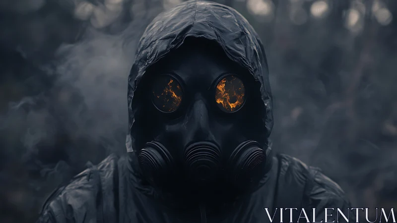 Fire-eyed wanderer stalks the ashen fog of oblivion.