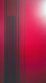 Radiant crimson field welcomes calm vertical rhythms