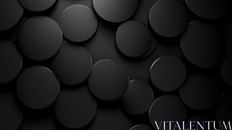 Geometric black discs in layered 3D minimal composition.
