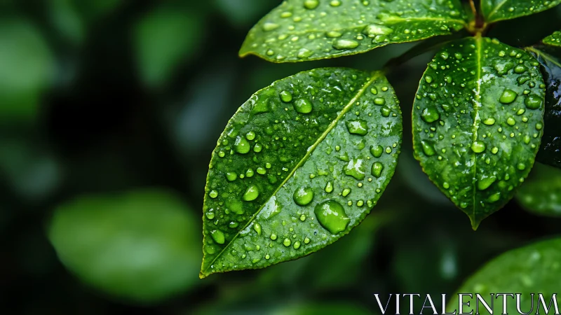 Rain-kissed tea leaves quietly rehearse the forest&rsquo;s sparkle