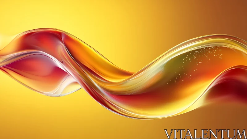 Molten sunrise ribbon gliding across a golden hush.