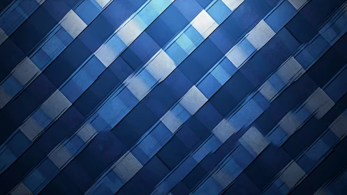 Midnight blue data tiles marching in diagonal rhythm.