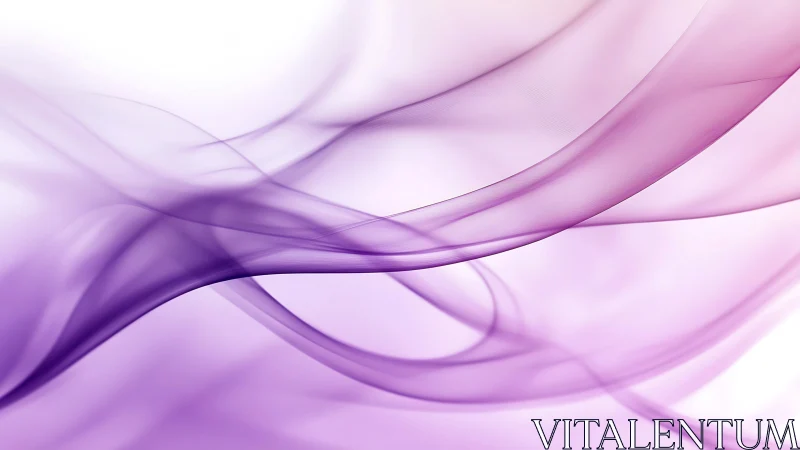 Whispered Violet Currents Drift Across Soft White Light.