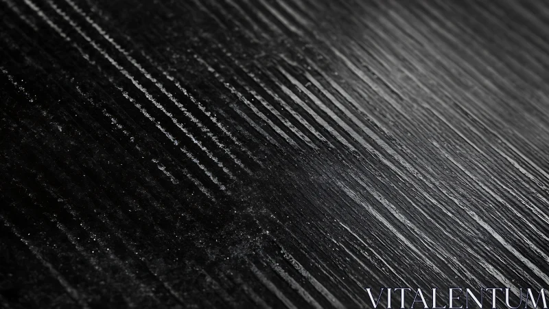 Diagonal graphite ridges forming dark abstract surface.