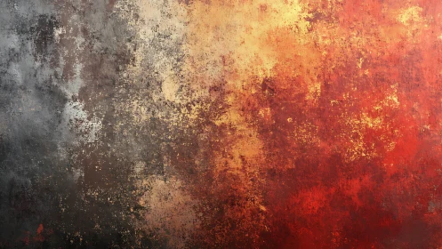 Grunge Abstract Texture in Warm Red and Cool Gray Tones.