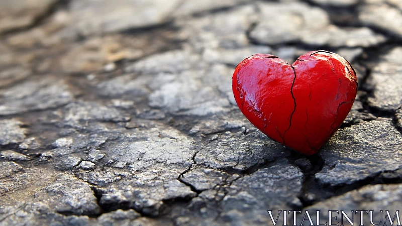 Resilient Heart on Cracked Earth.
