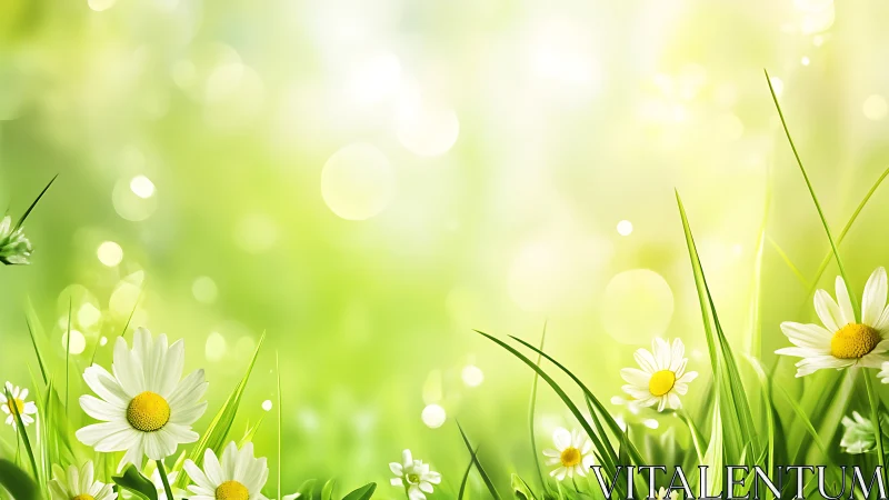 Daisy Dreams in Golden Meadow Light.