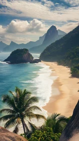 Where Emerald Cliffs Embrace Golden Shores and Endless Blue