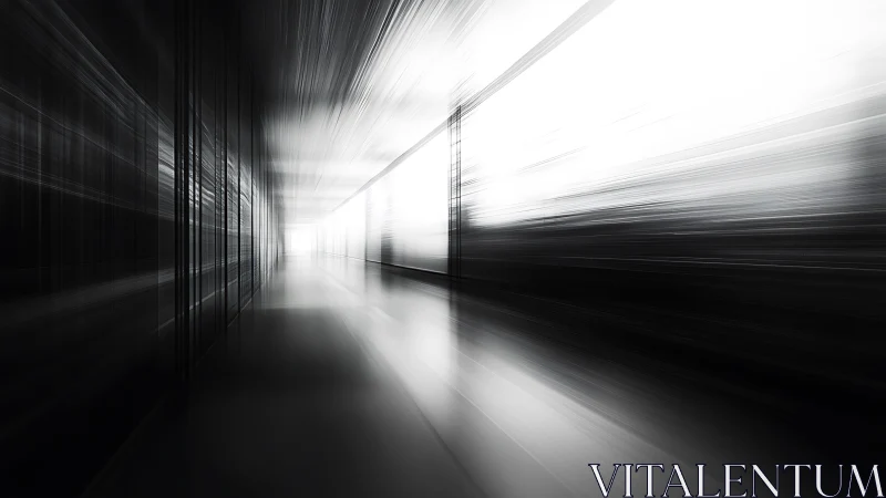 Dreamlike hallway of light pulling you gently forward.