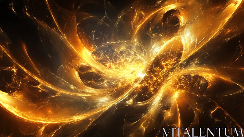 Solar storm ballet swirling through molten cosmic silk.